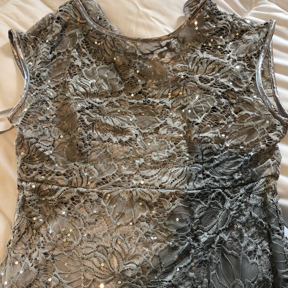Grey Sparkle Roz & Ali Cocktail Dress